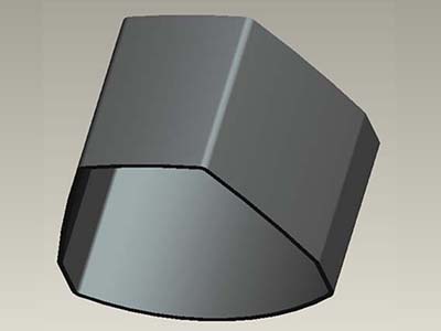 Trapezoidal steel pipe